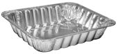 HFA 4022-40-100 Handi-foil Half Size Aluminum Foil Steam Table Pans, Contoured, 11-3/4" x 9-3/8" x 2-15/32", 120 oz - 100 / Case