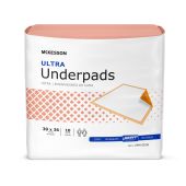 McKesson Ultra Underpads, 30" x 36", Heavy Absorbency - 100 / Case