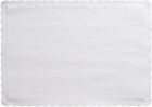 Creative Converting 863272B Touch of Color Paper Placemats, 14.5" x 10", White - 600 / Case