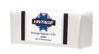 Vintage 23160 Paper Beverage Napkins, 1 Ply, 1/4 Fold, White - 4000 / Case