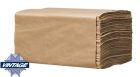 Vintage 23040 Tallfold Paper Dispenser Napkin, 1 Ply, 6" x 13.1", Brown - 10000 / Case
