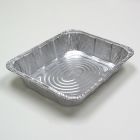 Pactiv Y6132H Half Size Aluminum Foil Steam Table Pans, 11-3/4" x 9-3/8" x 2-9/16", 120 oz - 100 / Case