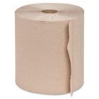Genuine Joe 22200 Hardwound Roll Paper Hand Towels, Recycled, 7-7/8" x 350', Brown - 12 / Case