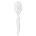 Genuine Joe 10432 Plastic Spoons, Heavyweight Polystyrene, White - 4000 / Case