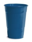 Creative Converting 28113781 Touch of Color 16 oz Plastic Cold Cups, Navy Blue - 240 / Case