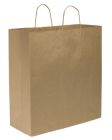 Duro Bag 87148 Cargo Large Paper Shopping Bags, 70#, 18" x 7" x 18.75", Kraft - 200 / Case