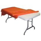 AEP 2TCO300 Embossed Plastic Tablecloth Roll, 40" x 300', Orange - 1 / Case