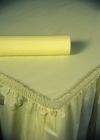 AEP 2TCY300 Embossed Plastic Tablecloth Roll, 40" x 300', Yellow - 1 / Case