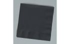 Creative Converting 139194154 Touch of Color 2 Ply Paper Beverage Napkins, Black Velvet - 600 / Case
