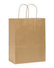 Duro Bag 87124 Missy Medium Paper Shopping Bags, #60, 10" x 5" x 13", Kraft - 250 / Case