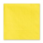 Hoffmaster 180340 Decorator Paper Beverage Napkins, 2 Ply, Sun Yellow - 1000 / Case