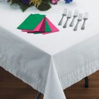 Hoffmaster 210066 Cellutex Tablecloths, 72" Square, White - 25 / Case