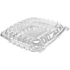 Dart Solo C89PST1 ClearSeal Plastic Hinged Container, 8-5/16" x 8-5/16" x 2", Clear - 250 / Case
