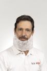 AmerCareRoyal RBP1M Beard Cover Mask, 18", Polypropylene, White - 1000 / Case