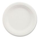 Huhtamaki Chinet 21225 Vacate 6" Molded Fiber Plates, White - 1000 / Case