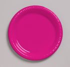 Creative Converting 28177011 Touch of Color 7" Plastic Plates, Hot Magenta - 240 / Case