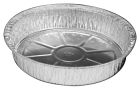 HFA 2058-30-500 Handi-foil 8" Round Aluminum Foil 37 oz Containers, 1-15/32" Deep - 500 / Case