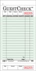 National Checking 525 GuestCheck 1 Part, 18 Line Guest Checks, Green - 2500 / Case