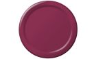 Creative Converting 473122B Touch of Color 9" Paper Plates, Burgundy - 240 / Case