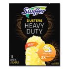 P&G 99035 Swiffer Heavy Duty Dusters Refill Heads, Dust Lock Fiber, 2" x 6", Yellow - 33 / Case
