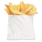 Bagcraft 450003 PB3 French Fry Bags, 4-1/2" x 2" x 3-1/2", White - 2000 / Case