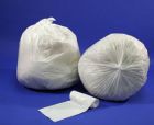 Berry Plastics LSR3036XW Steel-Flex 20-30 Gallon Trash Can Liners / Garbage Bags, 30" x 36", 0.74 Mil, White - 200 / Case