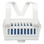 Big D 661 Non-Para Toilet Bowl Block, Lasts 30 Days, White, Evergreen Fragrance, 12 / Case