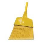 Boardwalk BRMAXIL Lobby Broom, Corn Fiber Angled Head, Wood Handle, 42", Yellow - 12 / Case