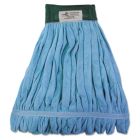 Boardwalk MWTMB Wet Mop Heads, Microfiber Looped-End, Blue - 12 / Case