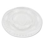 Boardwalk PRTLID1 Lids for 1 oz Plastic Souffle / Portion Cups, Clear - 2500 / Case
