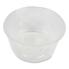 Boardwalk PRTN2TS 2 oz Plastic Souffle / Portion Cups, Polypropylene, Clear - 2500 / Case