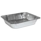 Boardwalk STEAMHFDP Half Size Aluminum Foil Steam Table Pans, Deep, 12-3/4" x 10-3/8" x 2-9/16" - 100 / Case