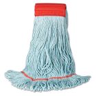 Boardwalk 1400M EchoMop Wet Mop Head, Looped-End, Cotton / Synthetic, Medium, Blue - 12 / Case