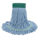 Boardwalk 502BL Super Loop Wet Mop Heads, Cotton / Synthetic, Medium, Blue - 12 / Case