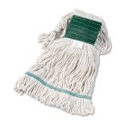 Boardwalk 502WH Super Loop Wet Mop Heads, Cotton / Synthetic, Medium, White - 12 / Case