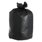 Boardwalk 526 60 Gallon Trash Can Liners / Garbage Bags, 38" x 58", 1.8 Mil Eq., Recycled LDPE, Black - 100 / Case