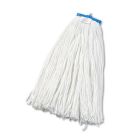 Boardwalk 724R Rayon Wet Mop Head, Cut-End Lie-Flat, 24 oz, White - 12 / Case