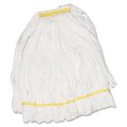 Boardwalk 8002 Wet Mop Heads, Looped, Cotton / Synthetic, Medium, White - 12 / Case
