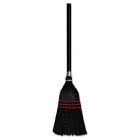Boardwalk 951BP Lobby Broom, Flag Tipped Poly, 37" - 38", Natural / Black - 12 / Case