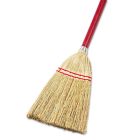 Boardwalk 951T Lobby / Toy Broom, Corn Fiber, 39", Yellow / Red - 12 / Case