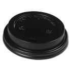 Boardwalk HOTBL1020 Plastic Dome Lid for Boardwalk 10-20 oz Hot Cups, Black - 1000 / Case