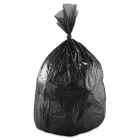 Boardwalk 3858H 60 Gallon Trash Can Liners / Garbage Bags, 0.65 Mil, 38" x 58", Black - 100 / Case