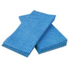 Cascades W902 Tuff-Job Durable Foodservice Towels, 1 Ply, 12" x 24", Blue / White - 200 / Case