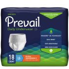 Prevail Daily Pull-Up Underwear, Large (44-58 in.), Extra - 72 / Case