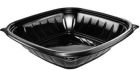 Dart B32SB PresentaBowls Pro 32 oz Plastic Square Bowls, Polypropylene, Black - 252 / Case