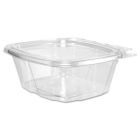 Dart CH16DEF ClearPac SafeSeal 16 oz Tamper Resistent Plastic Food Containers, 4.9" x 2.5" x 5.5", Clear - 200 / Case