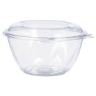Dart Solo CTR32BD 32 oz SafeSeal Plastic Tamper-Resistant Bowl Containers, 7" x 3-2/5", Clear - 150 / Case