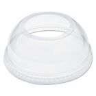 Dart Solo DLW626 Open-Top Plastic Dome Lid for select* Solo 16-24 oz Plastic Cold Cups, PET, Clear - 1000 / Case