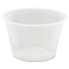 Dart 400PC 4 oz Conex Complements Portion / Medicine Cups, Polypropylene, Contact Clear - 2500 / Case