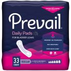 Prevail Daily Pads for Bladder Leaks, 16" Regular Length, Ultimate - 33 / Case